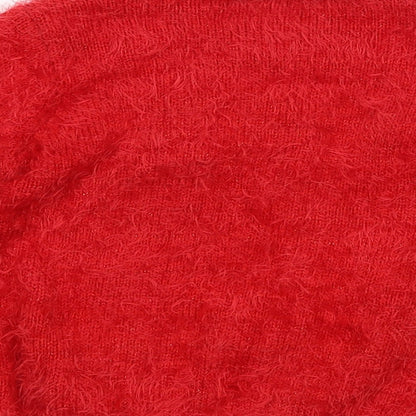 Evie Girls Red   Pullover Jumper Size 2 Years  - christmas
