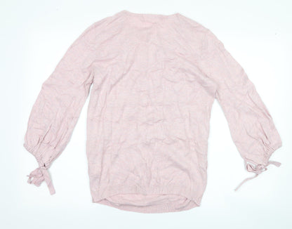 H&M Womens Pink   Pullover Jumper Size M