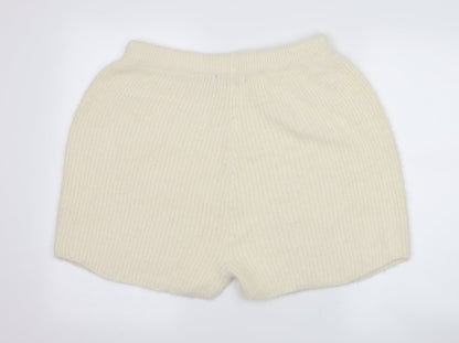 miss pap Womens Ivory   Hot Pants Shorts Size L - loungewear