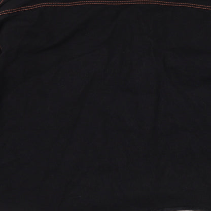 Missguided Womens Black  Denim Jacket  Size 8