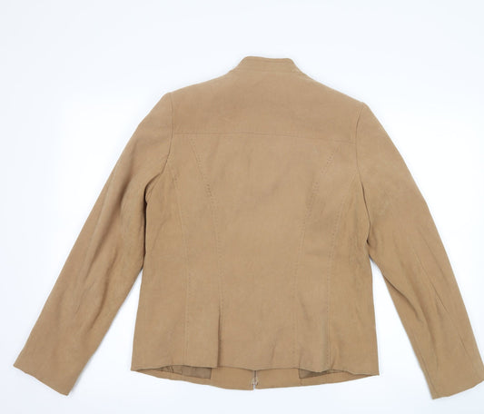 Womens UK Size 10 EWM Brown Jacket