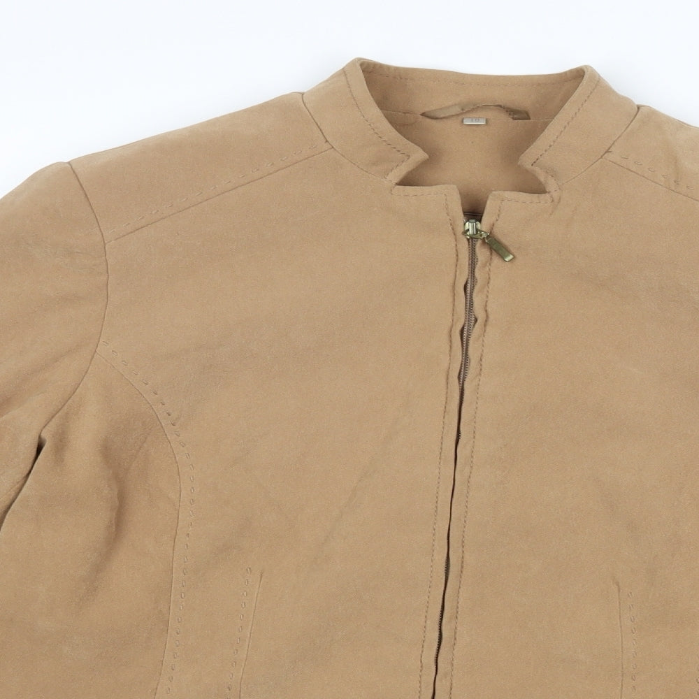 Womens UK Size 10 EWM Brown Jacket