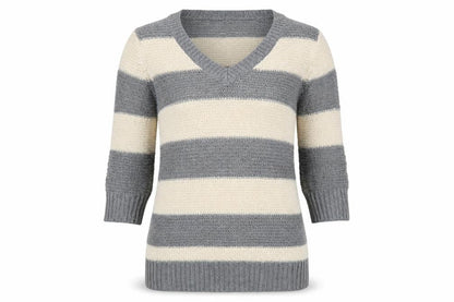 Oasis Womens Grey  Knit Pullover Jumper Size XS