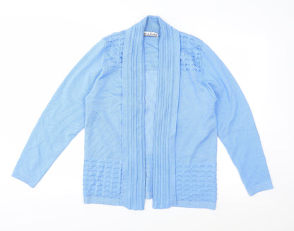 Pure & Natural Womens Blue  Knit Cardigan Jumper Size S