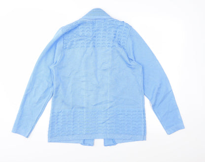 Pure & Natural Womens Blue  Knit Cardigan Jumper Size S