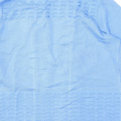 Pure & Natural Womens Blue  Knit Cardigan Jumper Size S