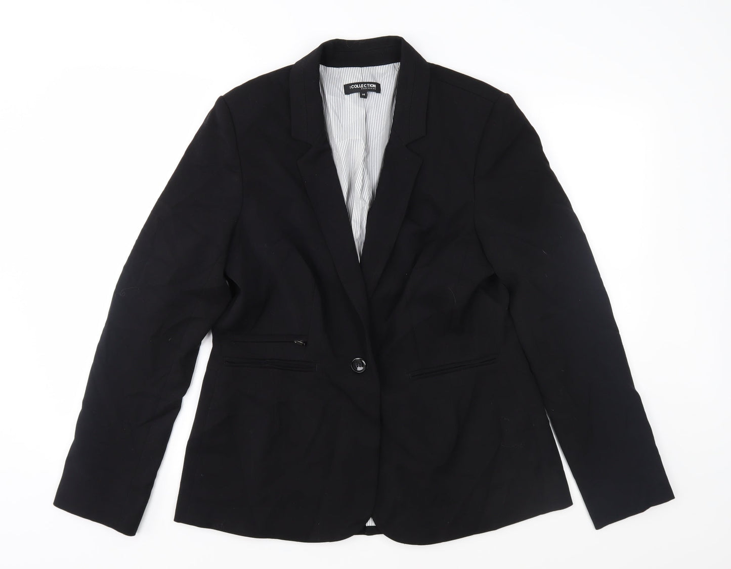 Debenhams Womens  Spotted  Jacket Suit Jacket Size 14