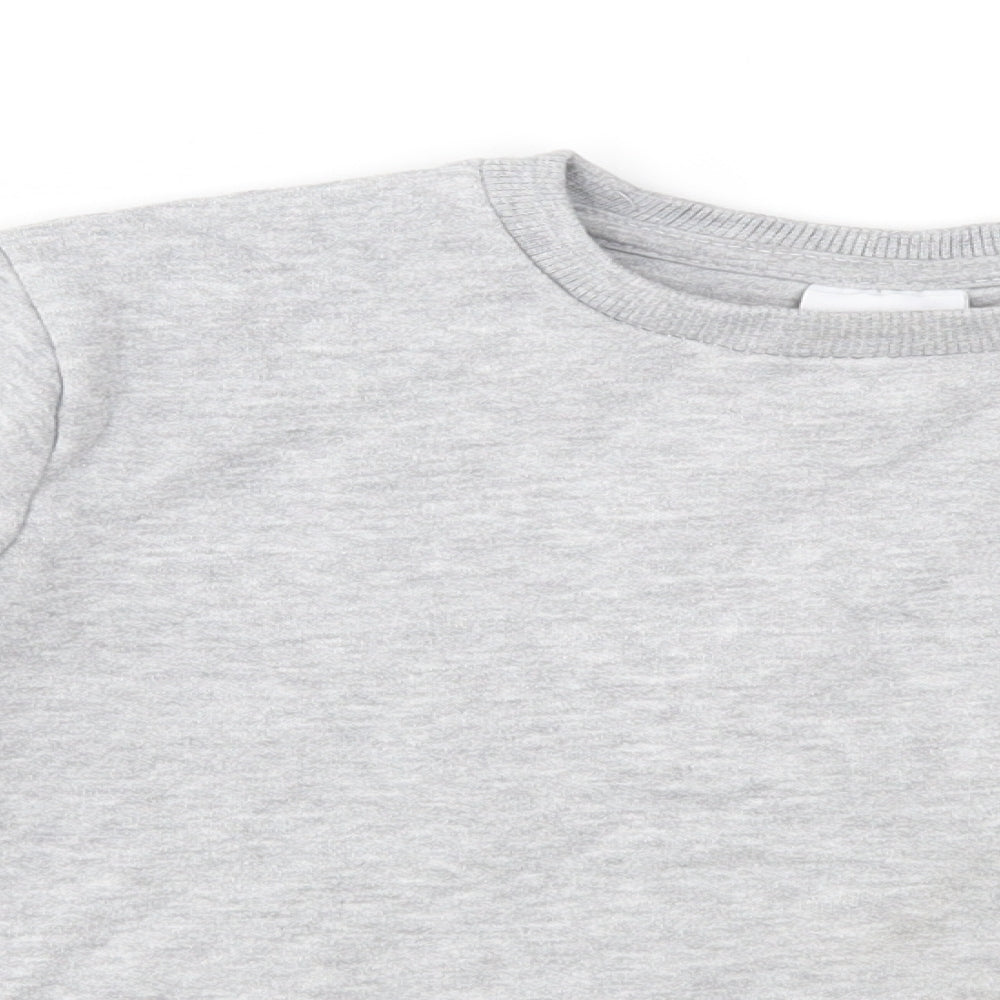 Hype Girls Grey   Pullover Sweatshirt Size 11-12 Years