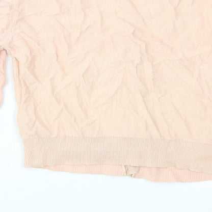 Limited Collection Womens Pink  Knit Cardigan Jumper Size 8