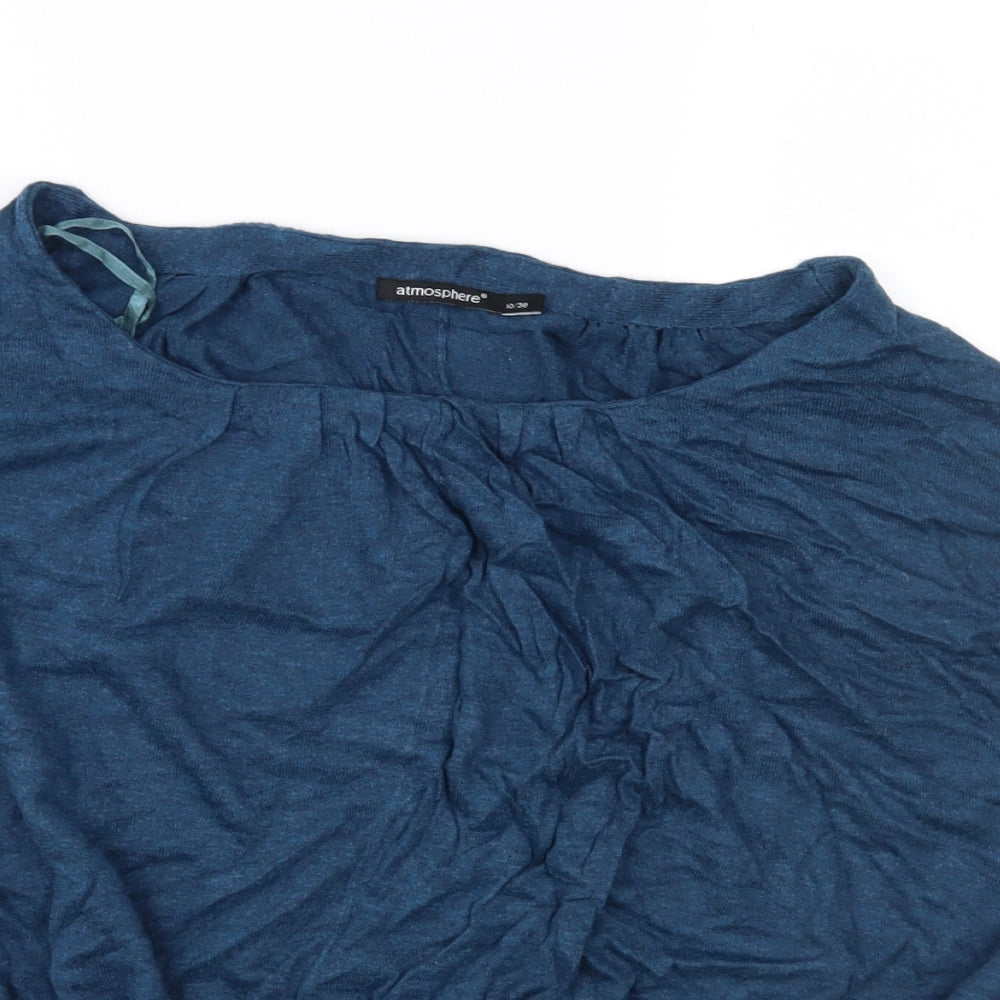 Atmosphere Womens Blue  Knit Pullover Jumper Size 10