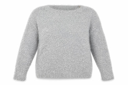Select Womens Grey  Knit Pullover Jumper Size 12