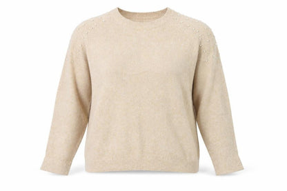 Intuition Womens Brown  Knit Pullover Jumper Size 12