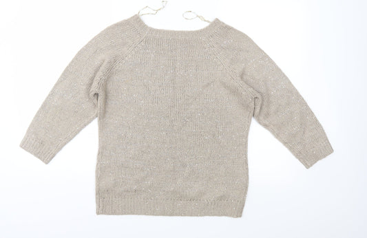 Store Twenty One Womens Brown  Knit Pullover Jumper Size M