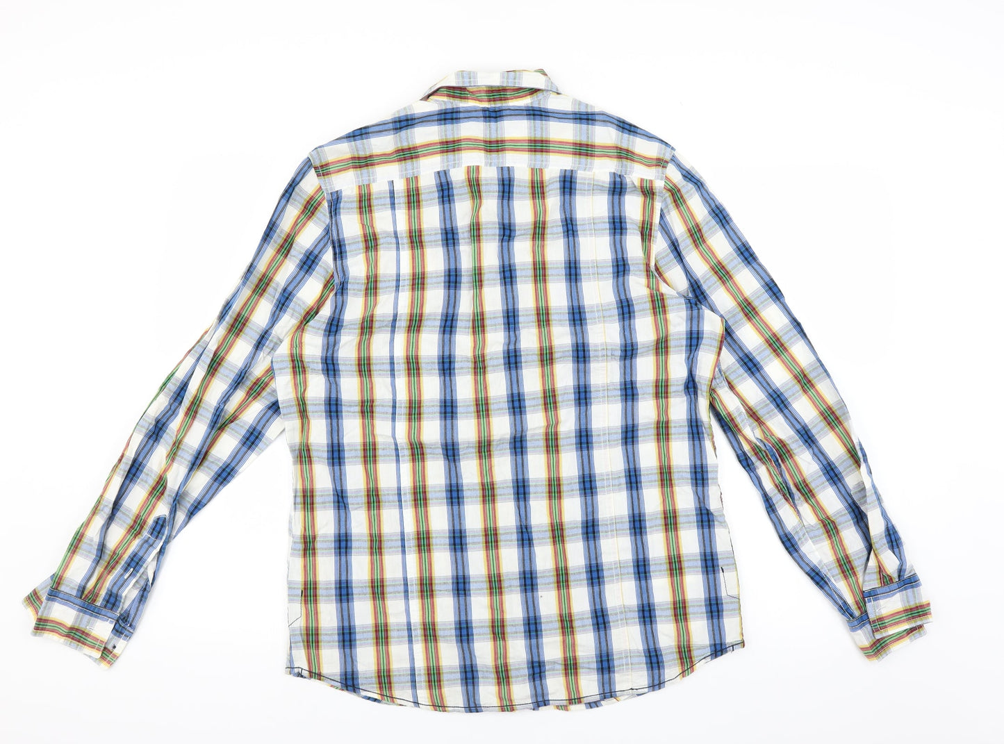 Mens UK Size S Cherokee Multicoloured  Button-Up Long Sleeve Casual Shirt
