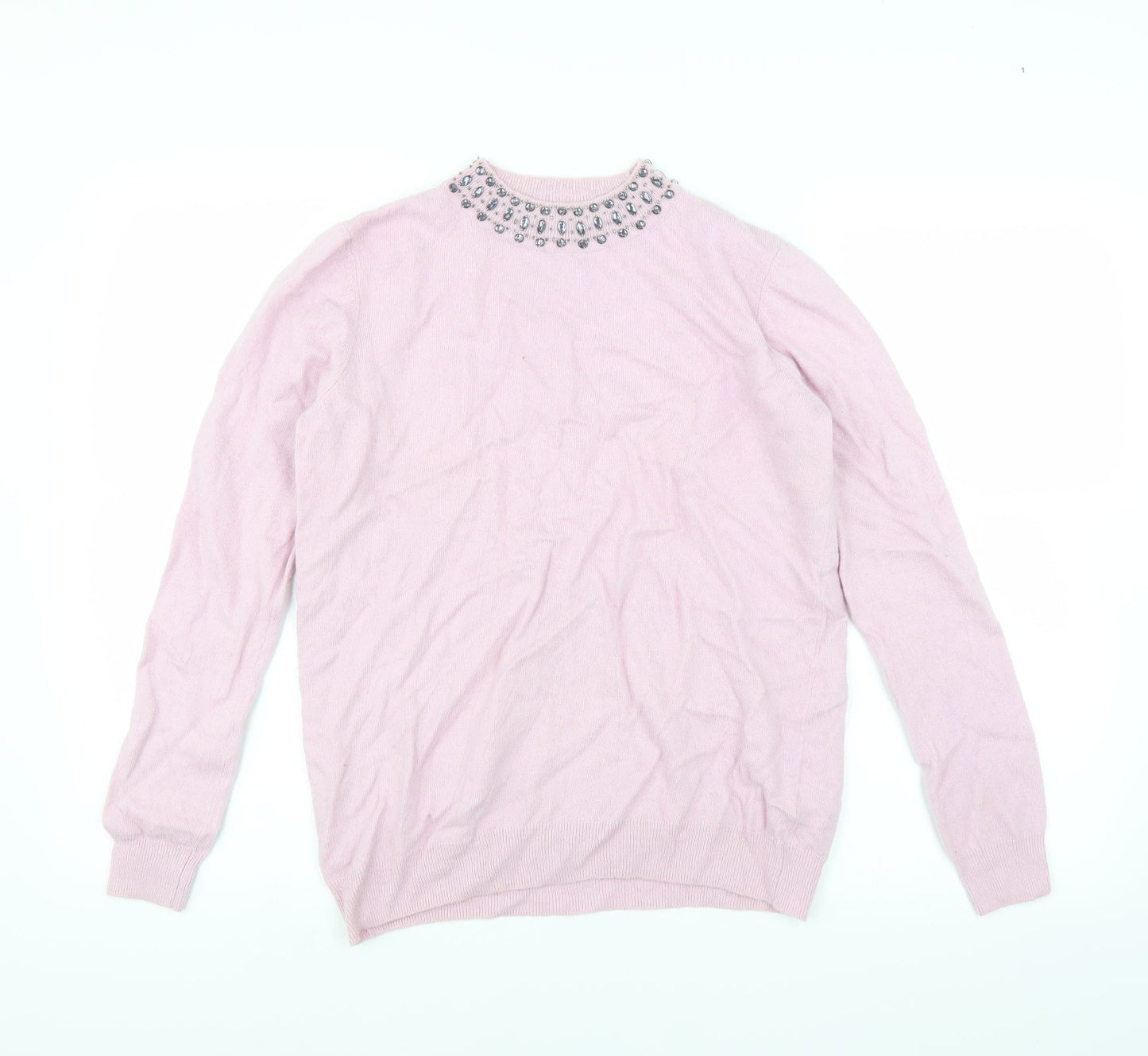Belle Vere Womens Pink   Pullover Jumper Size XL