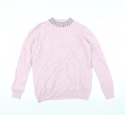 Belle Vere Womens Pink   Pullover Jumper Size XL