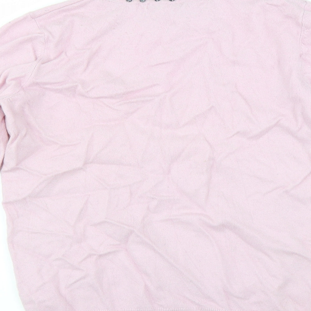 Belle Vere Womens Pink   Pullover Jumper Size XL