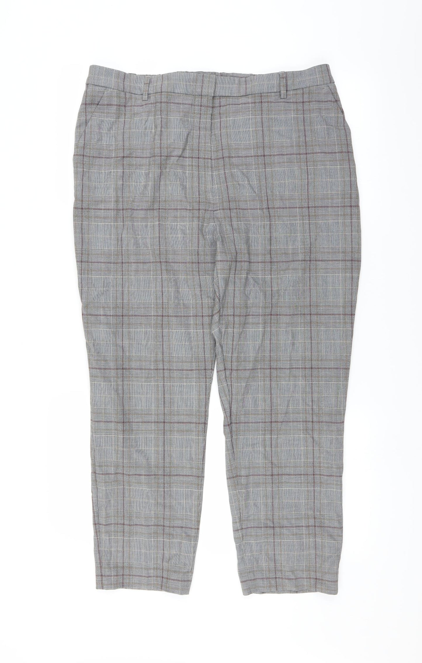 Womens UK Size 18 Marks and Spencer Regular Fit  Grey Trousers
