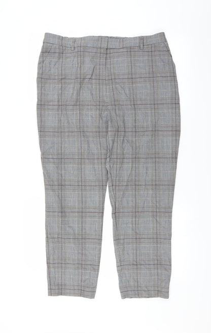 Womens UK Size 18 Marks and Spencer Regular Fit  Grey Trousers