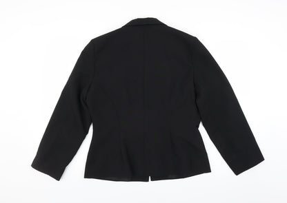ECCO Womens Black   Jacket Suit Jacket Size 14