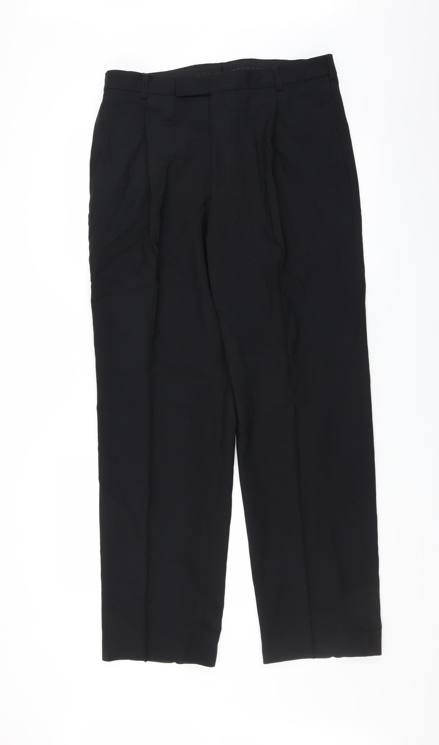 NEXT Mens Black   Trousers  Size 34 in L31 in