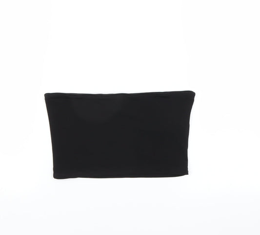 New Look Womens Black   Basic Blouse Size 10  - Boob Tube
