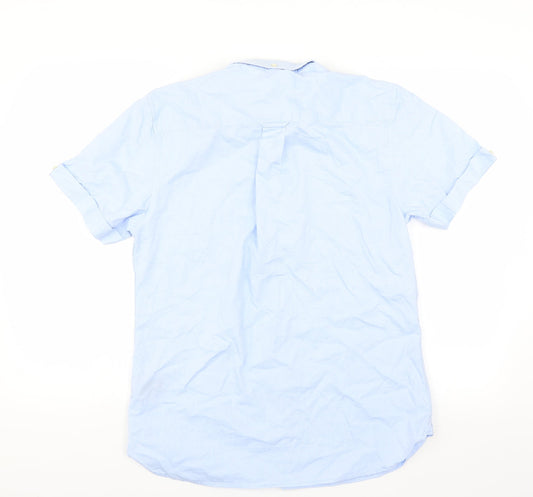 Admiral Mens Blue    Button-Up Size M