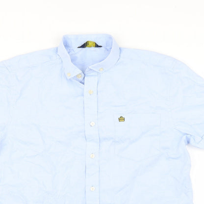 Admiral Mens Blue    Button-Up Size M