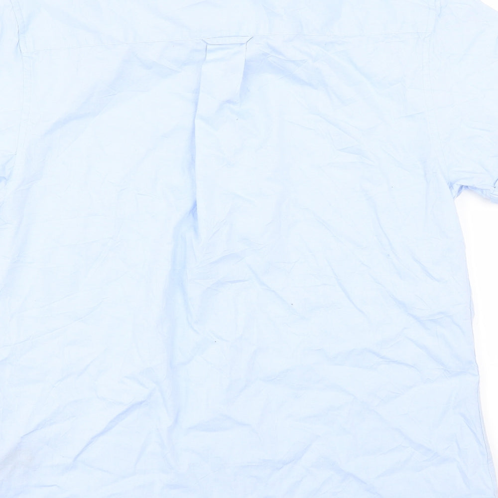 Admiral Mens Blue    Button-Up Size M