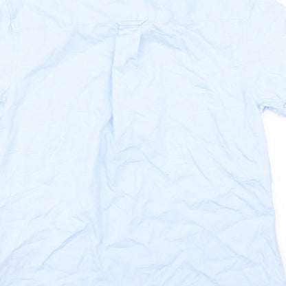 Admiral Mens Blue    Button-Up Size M