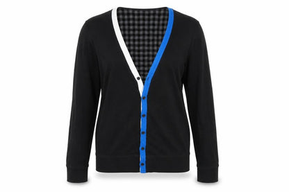 Crafted Womens Black   Cardigan Jumper Size M