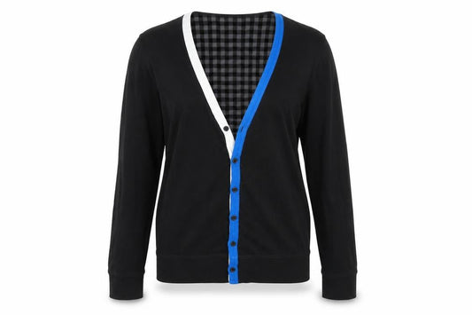 Crafted Womens Black   Cardigan Jumper Size M