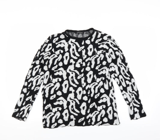 Peacocks Womens Black   Pullover Jumper Size 12