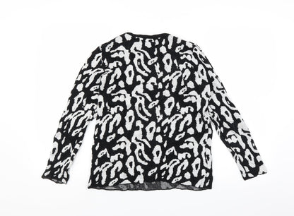 Peacocks Womens Black   Pullover Jumper Size 12