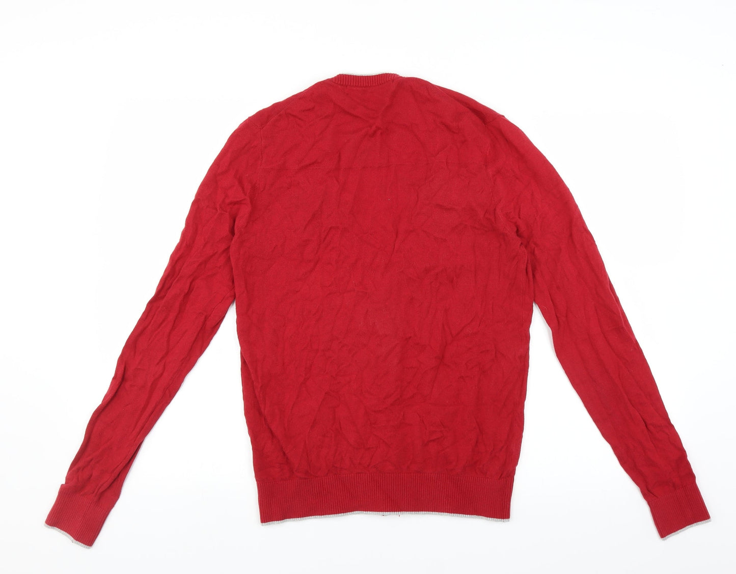 Frederik Anderson Womens Red   Cardigan Jumper Size M