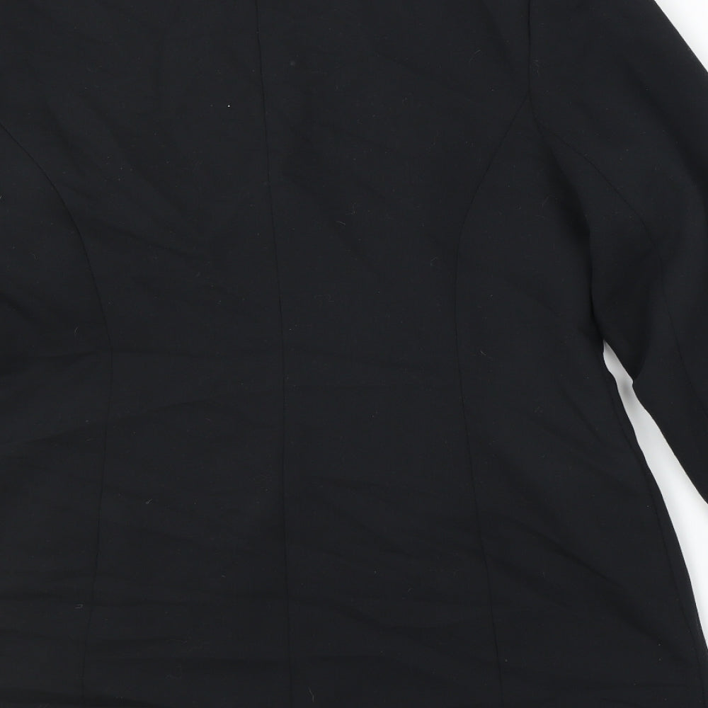 Definitions Collection Womens Black   Jacket Suit Jacket Size 14