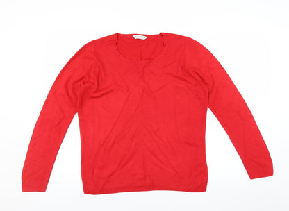 BHS Womens Red   Pullover Jumper Size 14