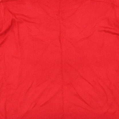 BHS Womens Red   Pullover Jumper Size 14