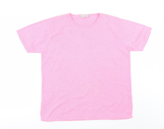 Joie De Vivre Womens Pink   Pullover Jumper Size M