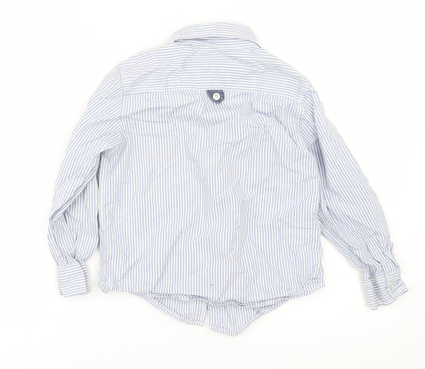 Primark Boys Black Striped  Basic Button-Up Size 5-6 Years