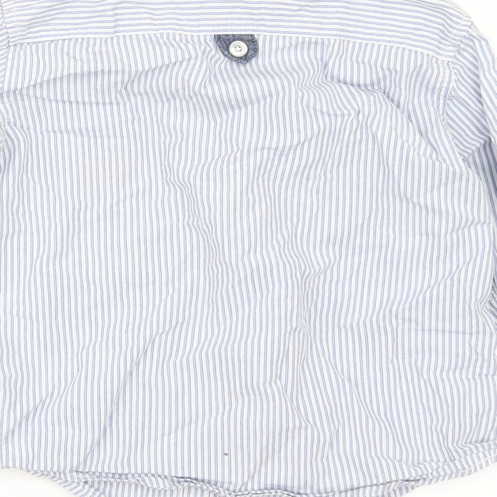 Primark Boys Black Striped  Basic Button-Up Size 5-6 Years