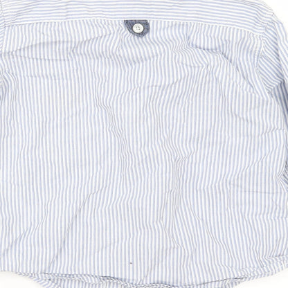 Primark Boys Black Striped  Basic Button-Up Size 5-6 Years