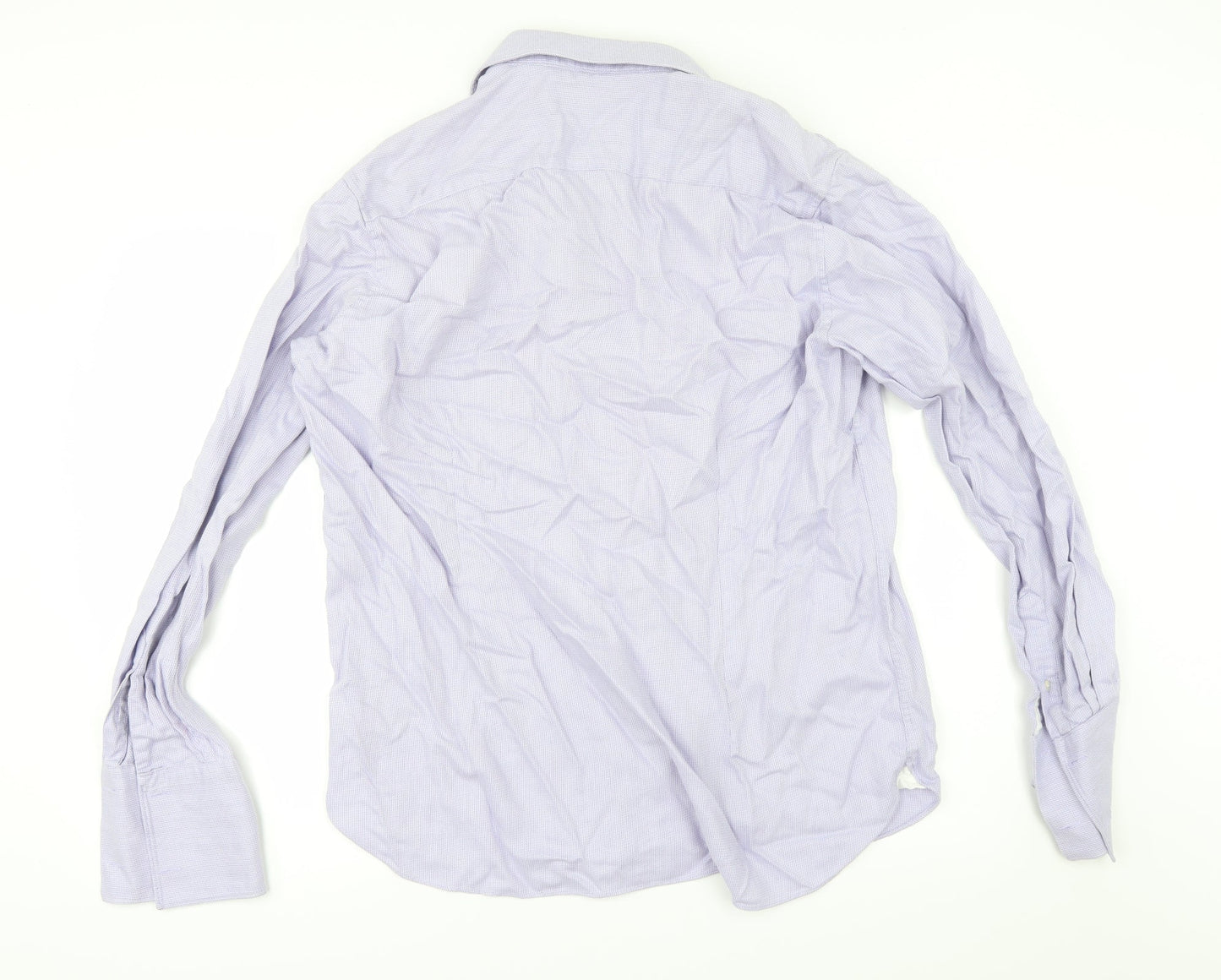 Mens UK Size L Burton Purple  Button-Up Long Sleeve Casual Shirt