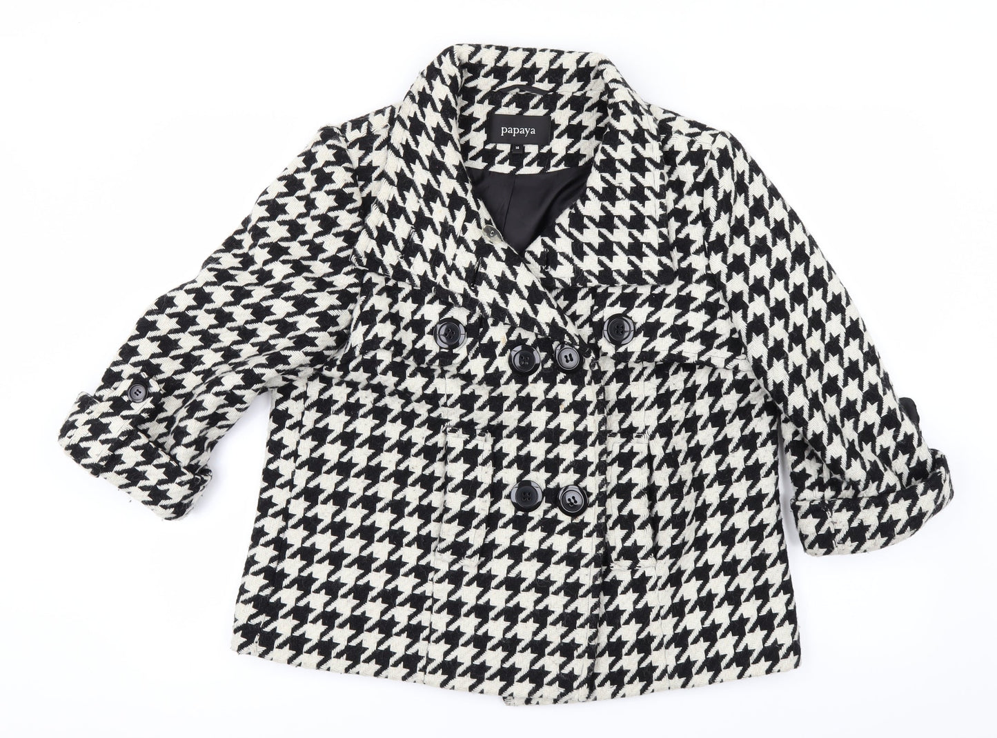 Womens UK Size 4 Papaya White Jacket