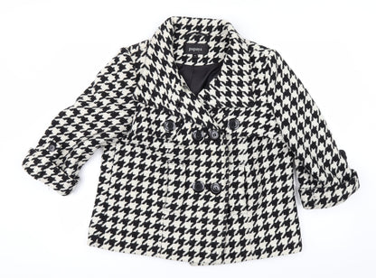 Womens UK Size 4 Papaya White Jacket