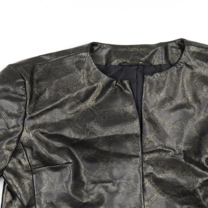 George Womens Multicoloured Animal Print  Jacket  Size 14