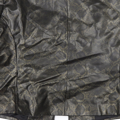 George Womens Multicoloured Animal Print  Jacket  Size 14