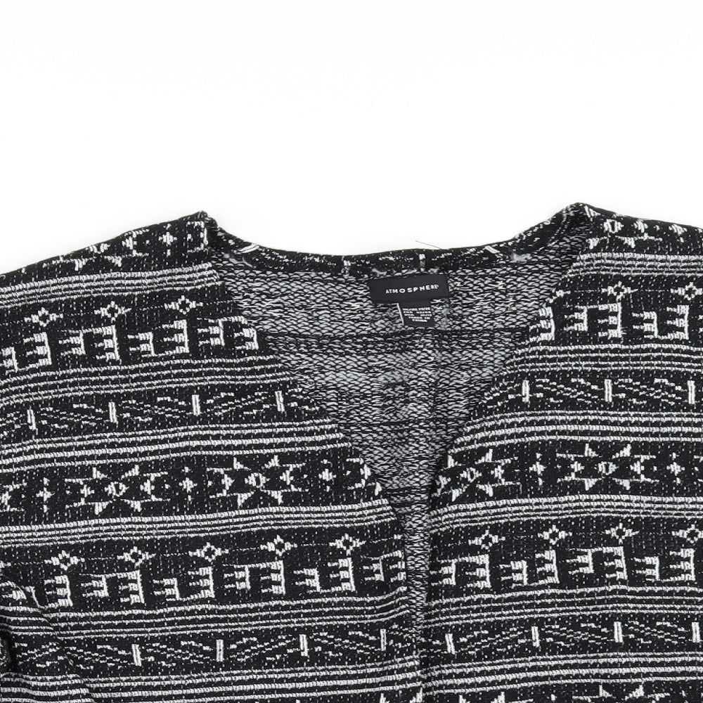 Primark Womens Black Geometric  Jacket  Size 16