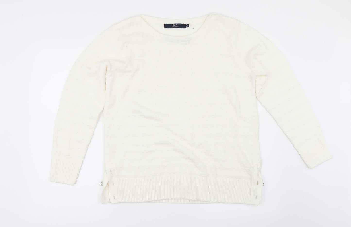 EWM Womens Ivory   Pullover Jumper Size M