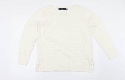 EWM Womens Ivory   Pullover Jumper Size M